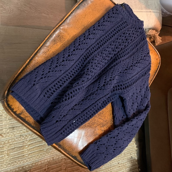HALOGEN Sweater in Navy - Picture 7 of 8